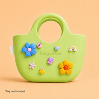 Colorful Flower Charms