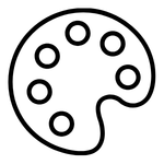 30+ bold colors icon